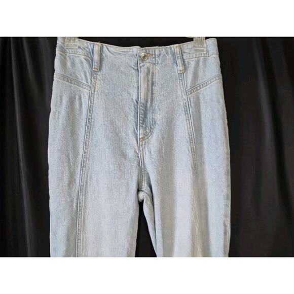Free People x We The Free Light Indigo Stretch Florence Flare Jeans US 27 - Picture 5 of 8